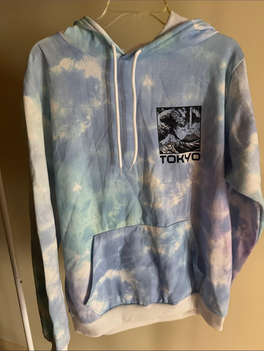 Light Blue Tie-Dye Tokyo Hoodie